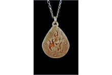 Crazy Lace Agate with Fire Piercing (Back)