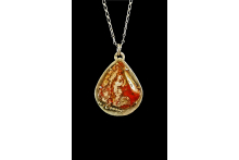 Crazy Lace Agate with flame cut out